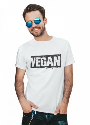 Vegan logó - Férfi Póló
