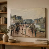 Claude Manet - A Pont Neuf esőben vászonkép