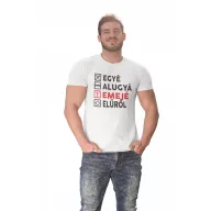Egyé Alugyá Emejé Elűről - GYM Fitness Férfi Póló