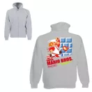Super Mario Nintendo - Unisex Zipzáros Pulóver