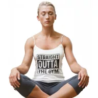 Straight outta the gym - Női Spagetti Top