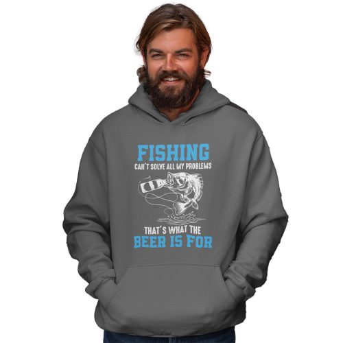 Fishing can't solve all my problem - Unisex Kapucnis Pulóver