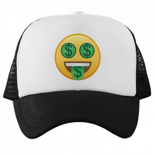 Money Emoji - Trucker Hálós Baseball Sapka