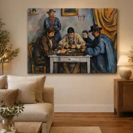 Paul Cézanne - Kártyázók vászonkép