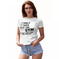 Single Taken at the GYM - GYM Fitness Női Póló