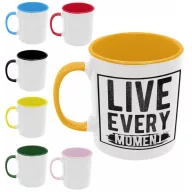 Élj meg minden pillanatot - Színes Bögre