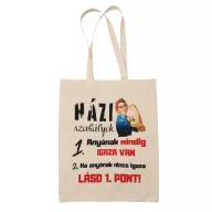 Házi szabályok - Vászontáska