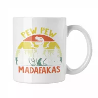 Pew-Pew Madafakas - Fehér Bögre