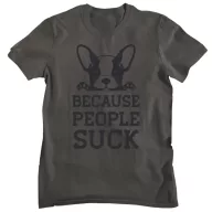 Because people suck - Férfi Póló