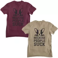 Because people suck - Férfi Póló