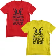 Because people suck - Férfi Póló