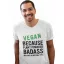 Badass Vegan - Férfi V Nyakú Póló