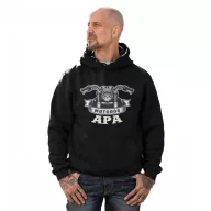 Motoros Apa - Unisex Kapucnis Pulóver