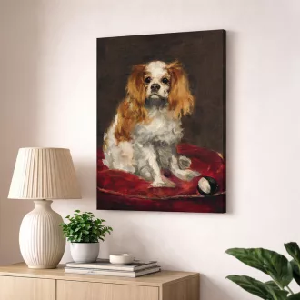 Édouard Manet - A King Charles spániel vászonkép