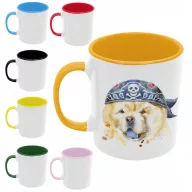 Chow Chow vízfestmény - Színes Bögre