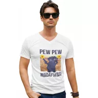 Pew-Pew Madafakas - Férfi V Nyakú Póló