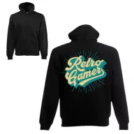 Retro Gamer - Unisex Zipzáros Pulóver