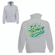 Retro Gamer - Unisex Zipzáros Pulóver