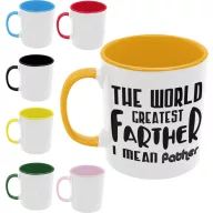 Farther I mean Father - Színes Bögre