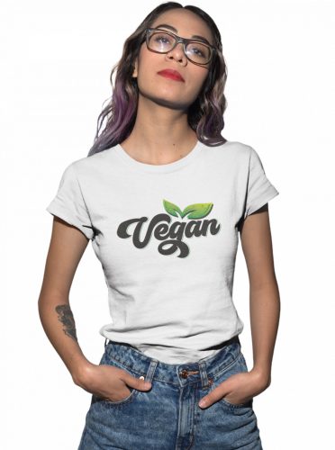 Színes Vegan logó - Női Póló