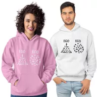Ego Eco - Unisex Kapucnis Pulóver