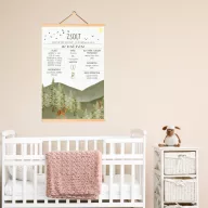   Babaszoba Dekoráció - Unisex Szülinapi tábla (személyre szabható)