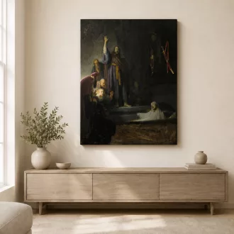 Rembrandt van Rijn - Lázár feltámasztása vászonkép