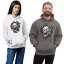 The demon's skull - Unisex Kapucnis Pulóver
