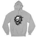 The demon's skull - Unisex Kapucnis Pulóver