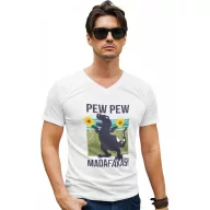Pew-Pew Madafakas - Férfi V Nyakú Póló