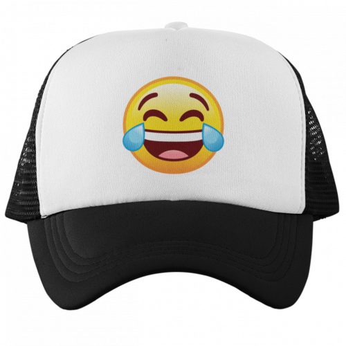 Könnyes Röhögés Emoji - Trucker Hálós Baseball Sapka