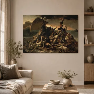 Théodore Géricault - A Medúza tutaja vászonkép