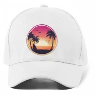 Pálma fa & Naplemente - Baseball Sapka