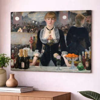Édouard Manet - A Folies-Bergère bárja vászonkép