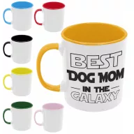 Best dog mom in the galaxy - Színes Bögre