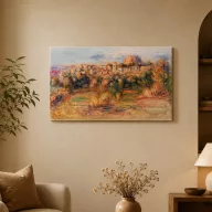 Pierre-Auguste Renoir - La Gaude-i táj vászonkép