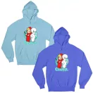 Casper és Kat - Unisex Kapucnis Pulóver
