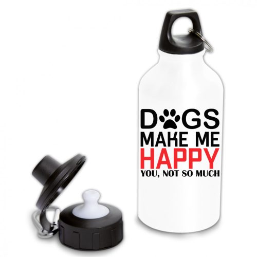 Dogs make me happy - Fémkulacs