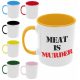 Meat is murder - Színes Bögre