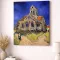 Vincent van Gogh - Az auvers-i templom vászonkép