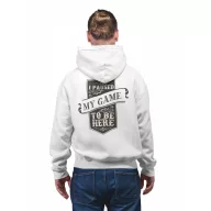   Megállítottam a játékot, hogy itt legyek - Unisex Zipzáros Pulóver