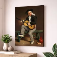Édouard Manet - A spanyol énekes vászonkép