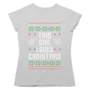 Ez a csajszi imádja a karácsonyt - Női Póló