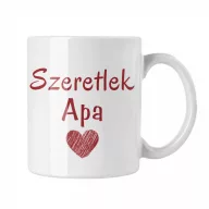 Szeretlek apa - Fehér Bögre