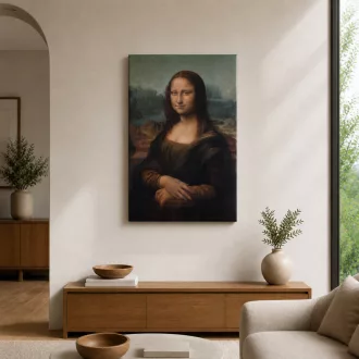   Leonardo da Vinci - Mona Lisa (Restaurált színek) vászonkép