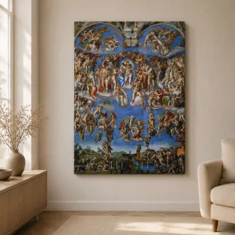 Michelangelo Buonarroti - Az utolsó ítélet vászonkép