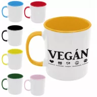 Vegán - Színes Bögre