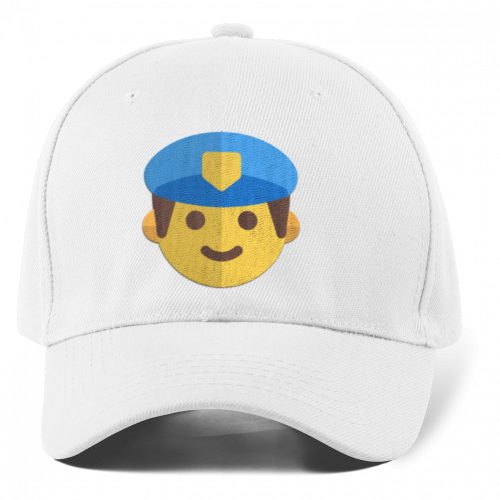 Rendőr Emoji - Baseball Sapka