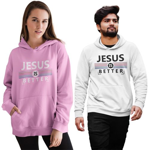 Jesus is better - Unisex Kapucnis Pulóver