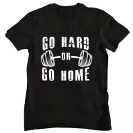 Go hard or go home - GYM Fitness Férfi Póló